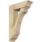 Ekena Millwork Legacy Traditional Rough Sawn Bracket w/ Offset Brace, Douglas Fir, 8"W x 26"D x 38"H BKT0806X26X38LEC01RDF - alternate 1